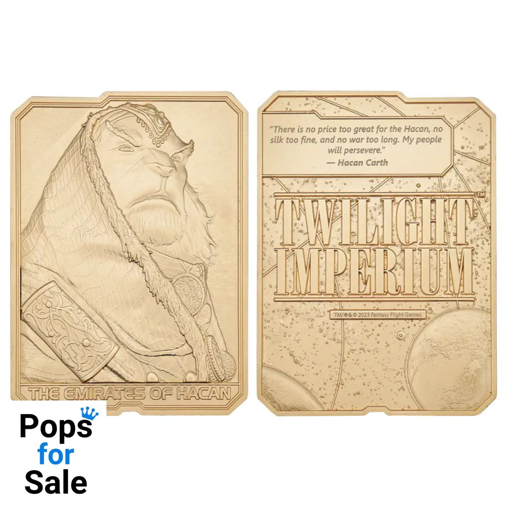 Twilight Imperium Limited Edition The Emirates of Hacan Ingot Ingot