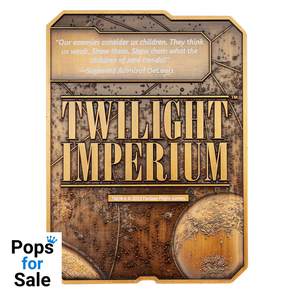 Twilight Imperium Limited Edition The Federation of Sol Ingot Ingot