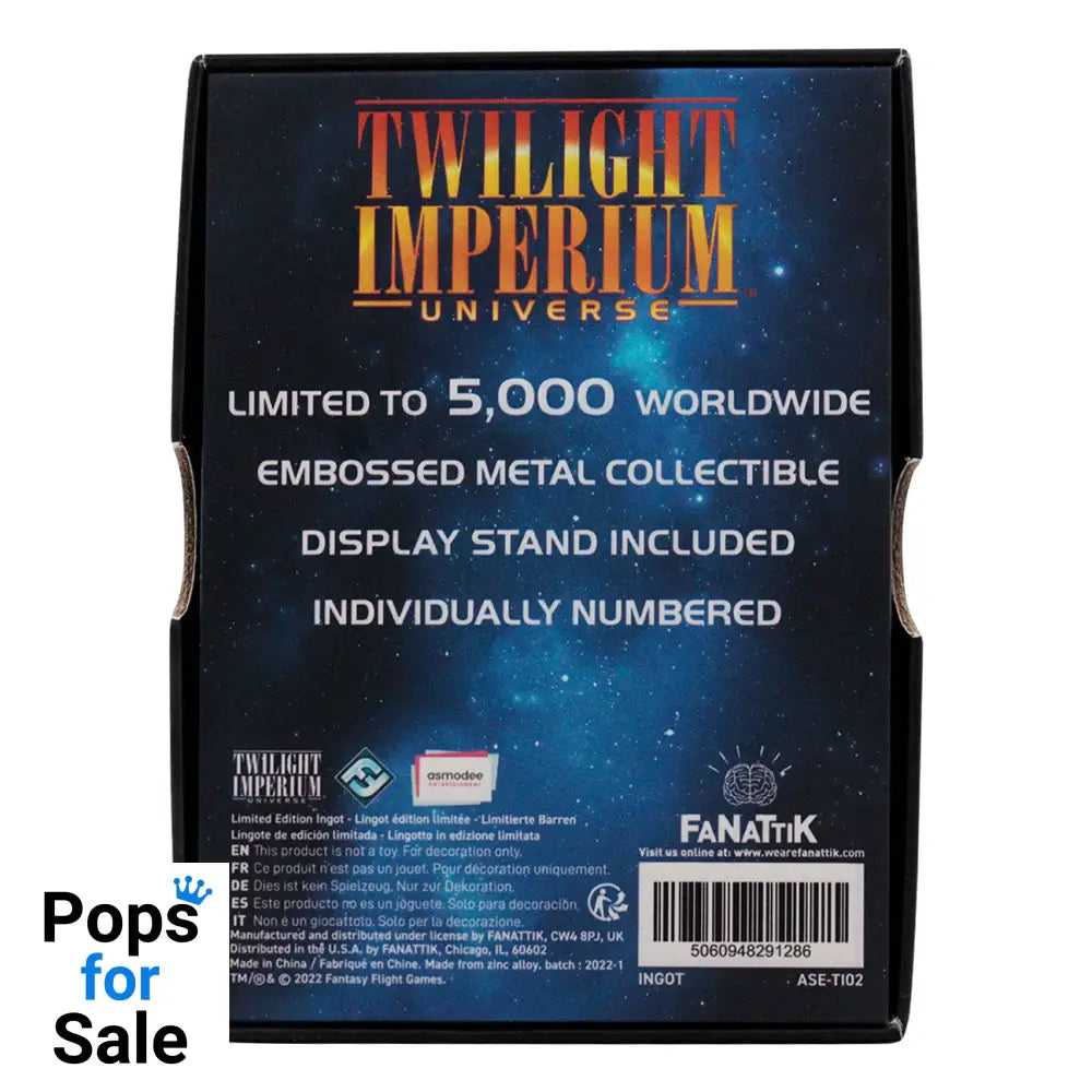 Twilight Imperium Limited Edition The Federation of Sol Ingot Ingot