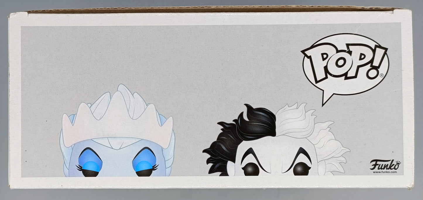 [2 Pack] Ursula with Cruella De Vil - Disney Little Mermaid - 101 Dalmations - Box Damaged Funko POP