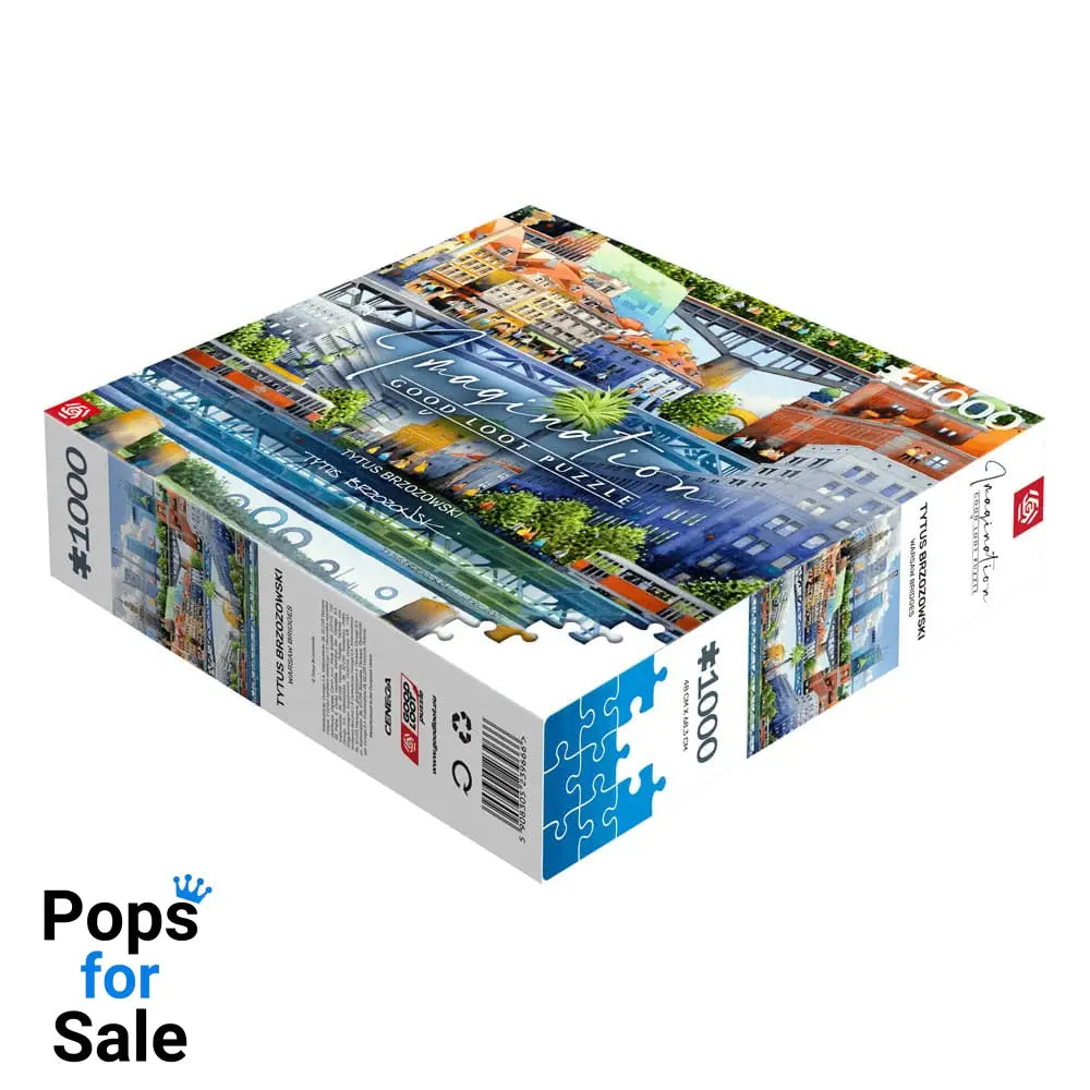 Tytus Brzozowski Imagination Puzzle Warsaw Bridges (1000 pieces) Puzzles