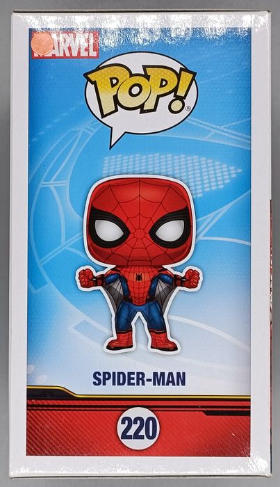#220 SpiderMan Wingsuit Homecoming Marvel Collectors Box Damaged Funko POP