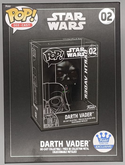 #02 Darth Vader - Die Cast - Star Wars Funko POP