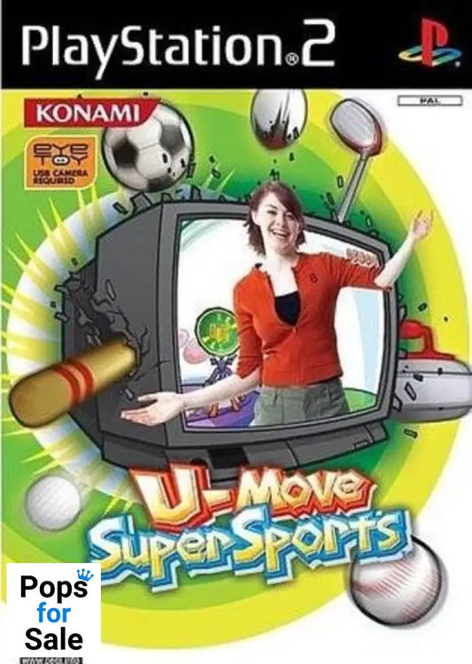 U Move Super Sports for Sony Playstation 2 - [Just Disc]