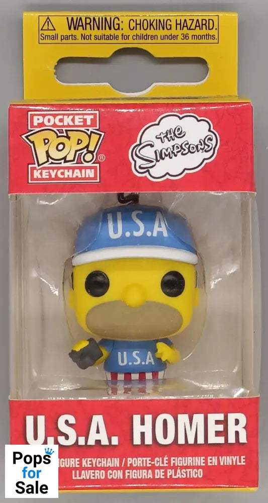 U.S.A. Homer - The Simpsons - Funko Keychain