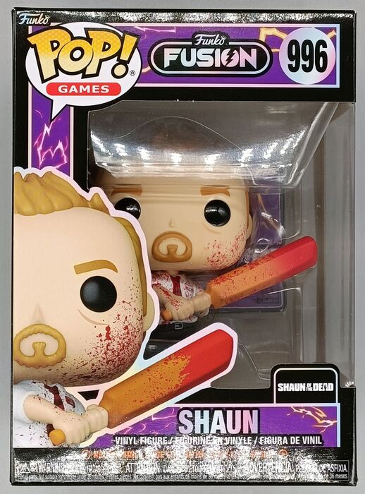 996 Shaun (Bat) - Shaun of the Dead - Funko Fusion New Funko POP