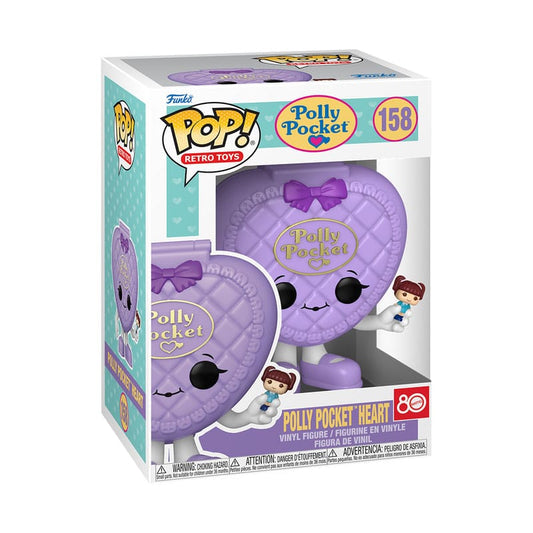 158 Polly Pocket Heart Shell (PU) - Polly Pocket Funko POP - PRESALE