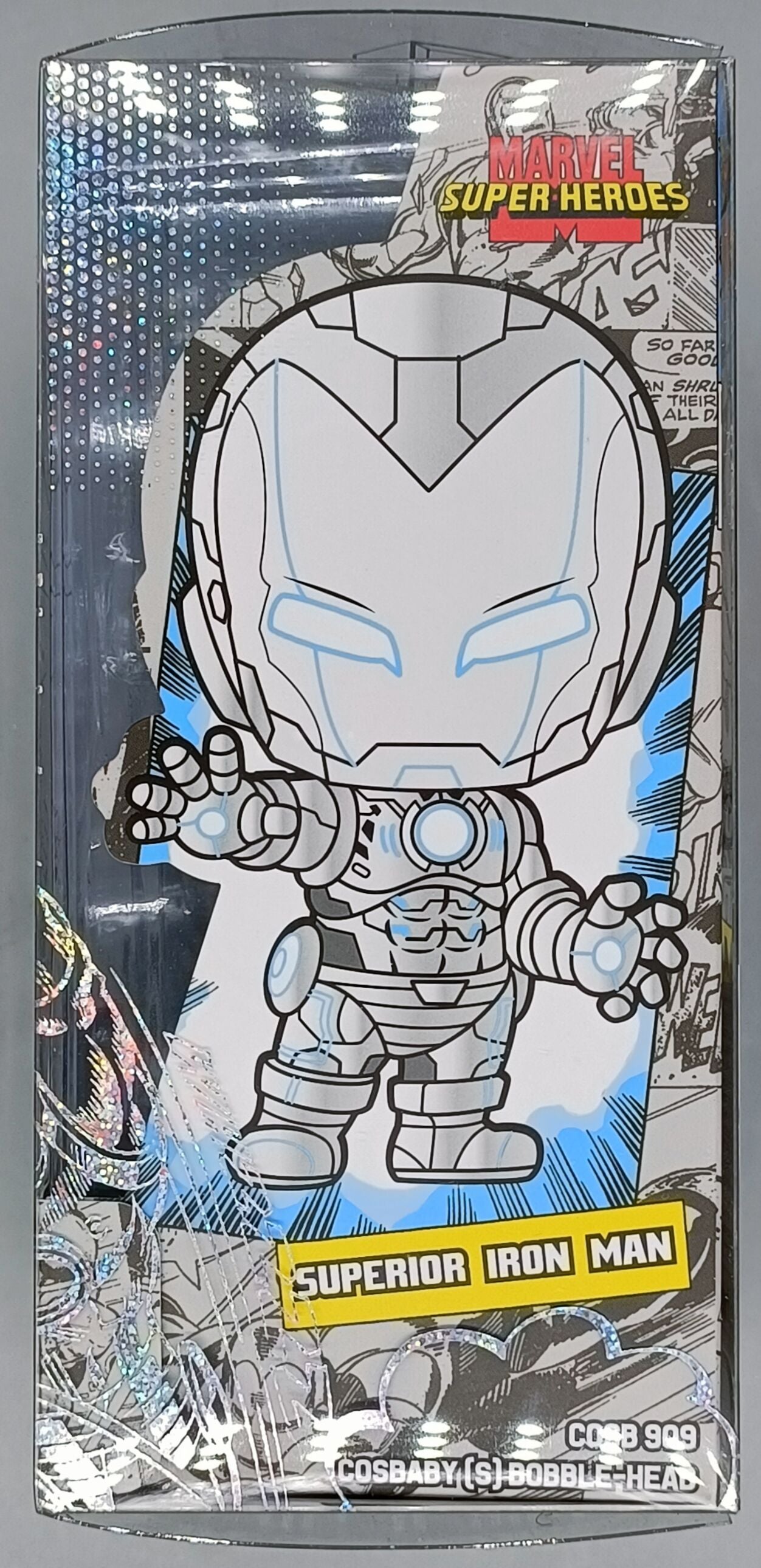 Cosbaby Superior Iron Man - Marvel Comics - Hot Toys - Brand New