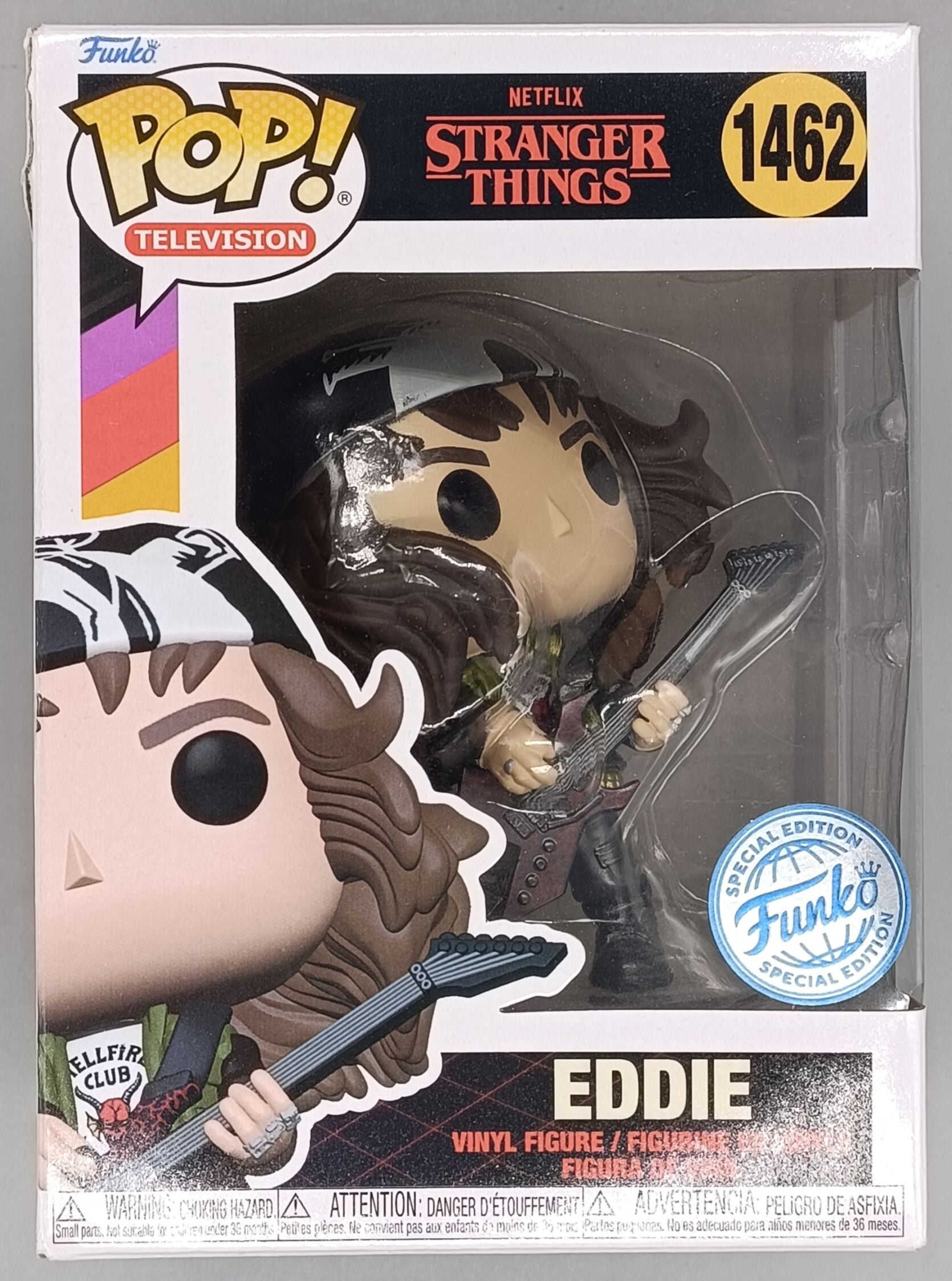 1462 Eddie - Stranger Things - Box Damaged Funko POP