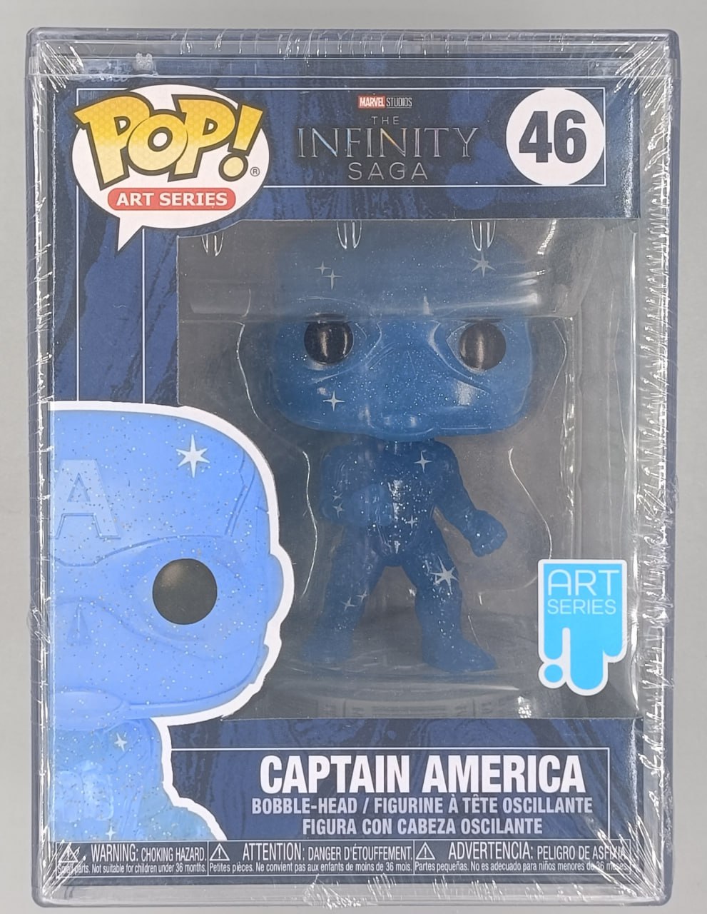 46 Captain America - Art Series - Marvel Infinity Saga Funko POP - Brand New