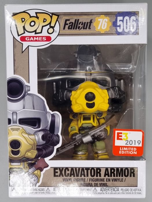 #506 Excavator Armor (w/ Gun) - Fallout 76 - 2019 E3 Funko POP