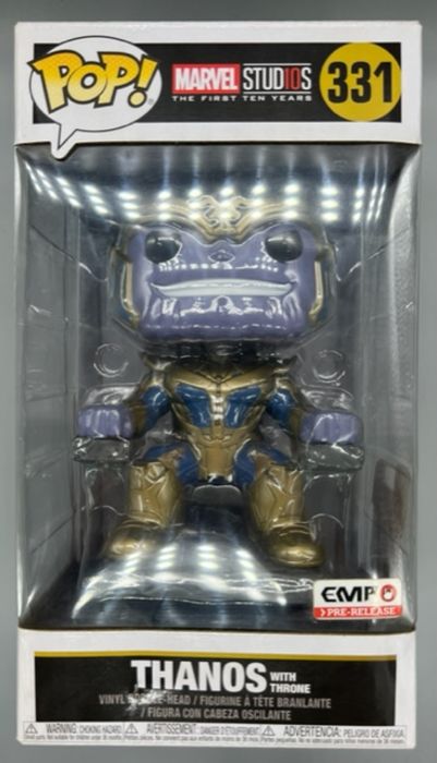 #331 Thanos (with Throne) - Deluxe - Marvel 10 Years Box Damaged Funko POP