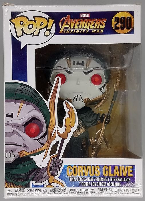 #290 Corvus Glaive - Marvel Avengers Infinity War Box Damaged Funko POP