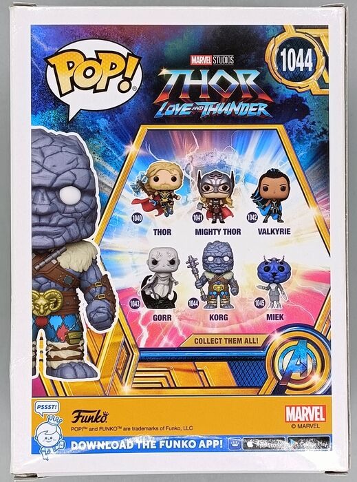#1044 Korg - Marvel Thor Love & Thunder - Box Damaged Funko POP
