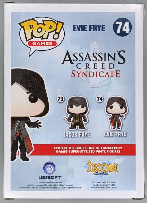 74 Evie Frye - Assassins Creed Syndicate Funko POP