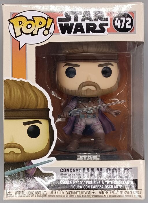 #472 Han Solo (Concept) - Star Wars - Box Damaged Funko POP