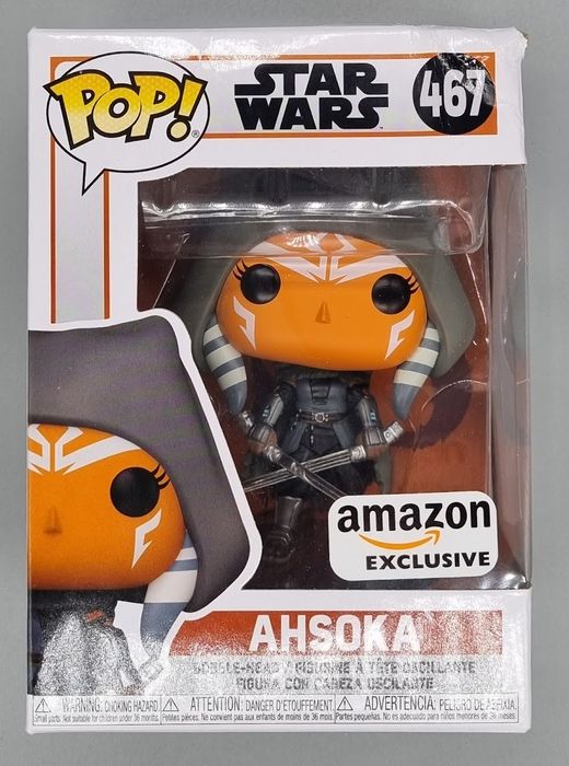 #467 Ahsoka (Hooded) - Star Wars The Mandalorian Box Damaged Funko POP