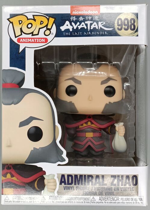 #998 Admiral Zhao - Avatar: The Last Airbender Box Damaged Funko POP