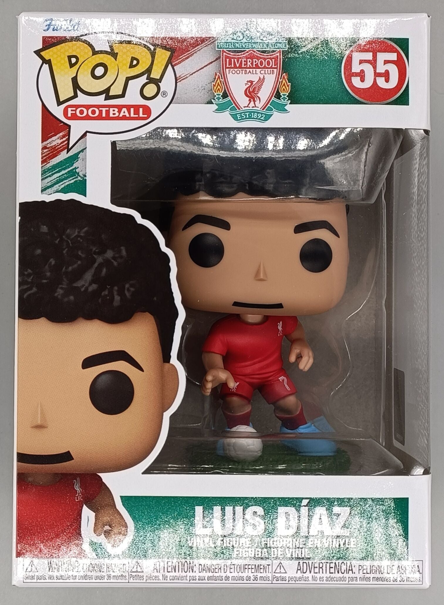 55 Luis Diaz - Liverpool FC Funko POP - Brand New