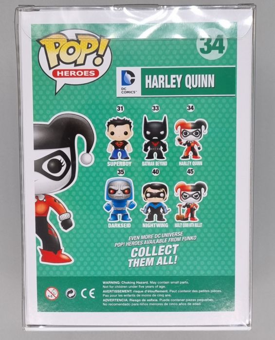 #34 Harley Quinn - Glow - DC Comics Funko POP