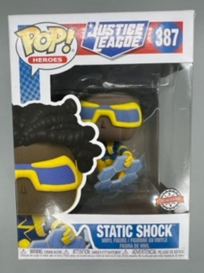 #387 Static Shock - DC Justice League - Box Damaged Funko POP