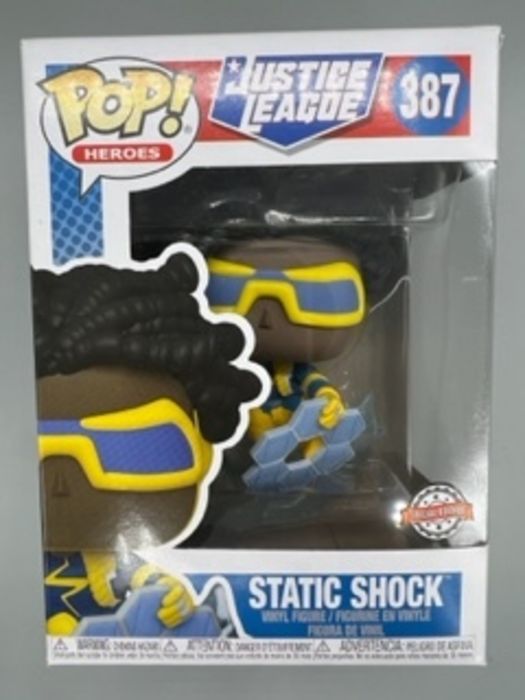 #387 Static Shock - DC Justice League - Box Damaged Funko POP