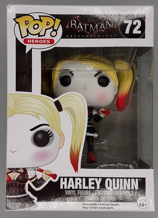 #72 Harley Quinn - DC Batman Arkham Knight - Box Damaged Funko POP