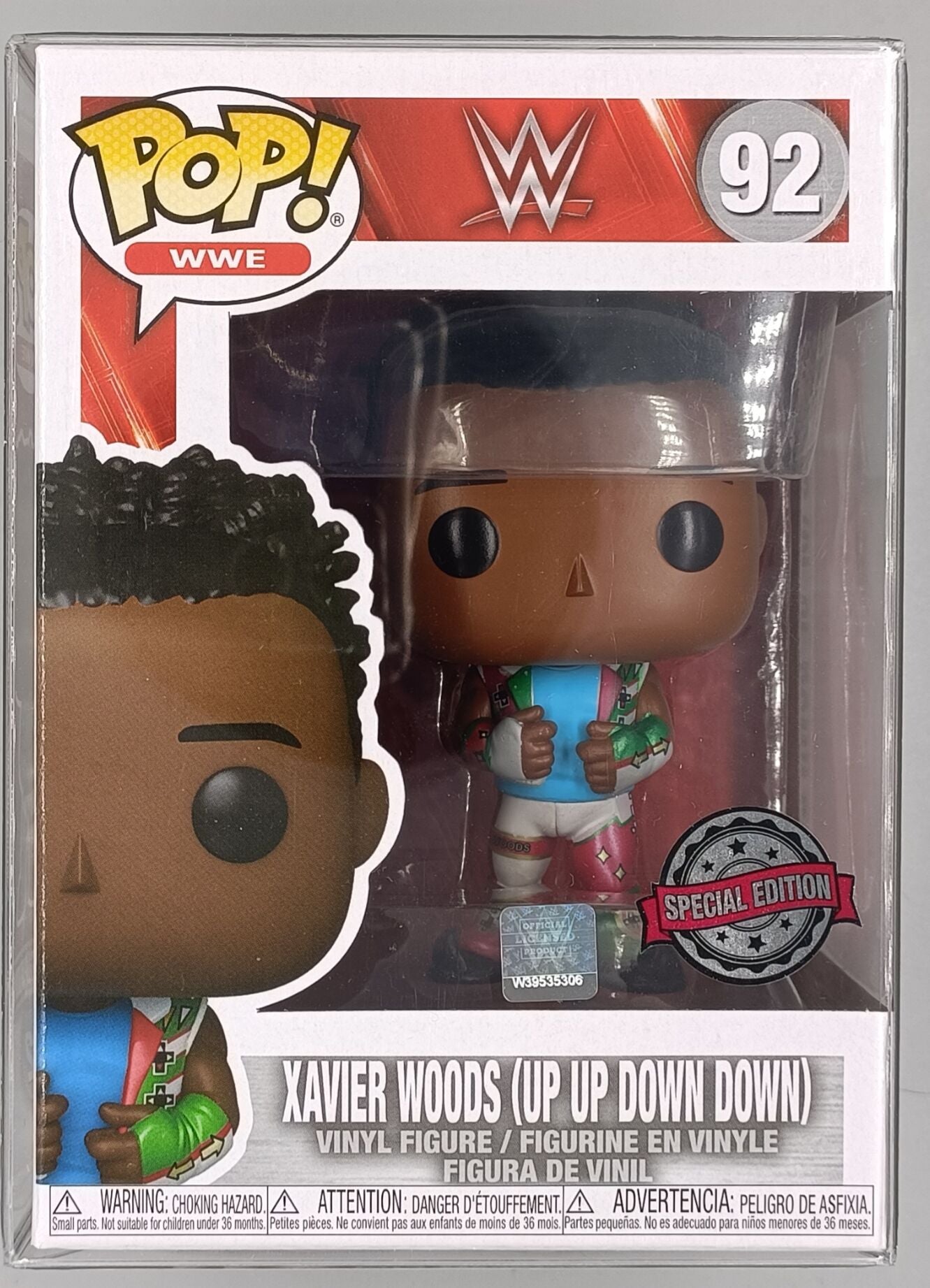 92 Xavier Woods (Up Up Down Down) - WWE Funko POP