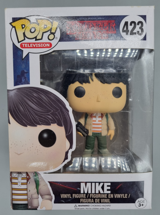 #423 Mike - Stranger Things - Box Damaged Funko POP