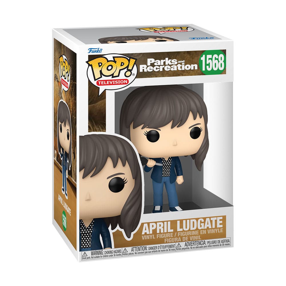 1568 April Ludgate - Parks and Recreation 15th Anniversary New Funko POP