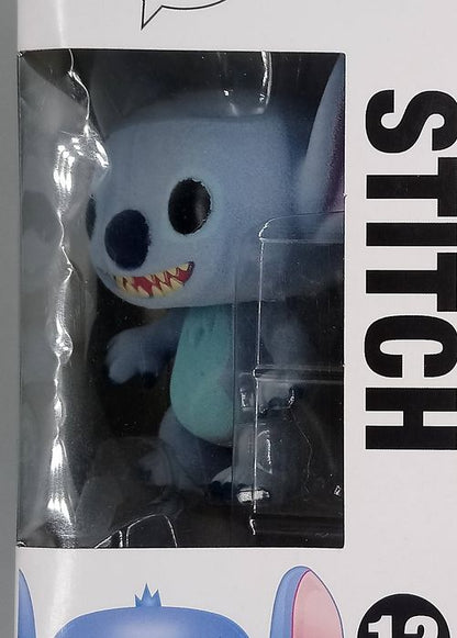 12 Stitch - Flocked - Disney Lilo and Stitch - Box Damaged Funko POP