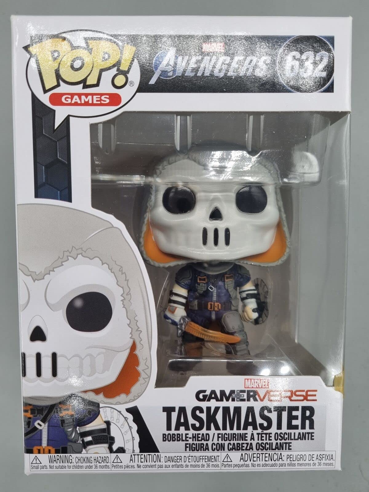 632 Taskmaster - Marvel Avengers Game - Funko POP - Box Damaged