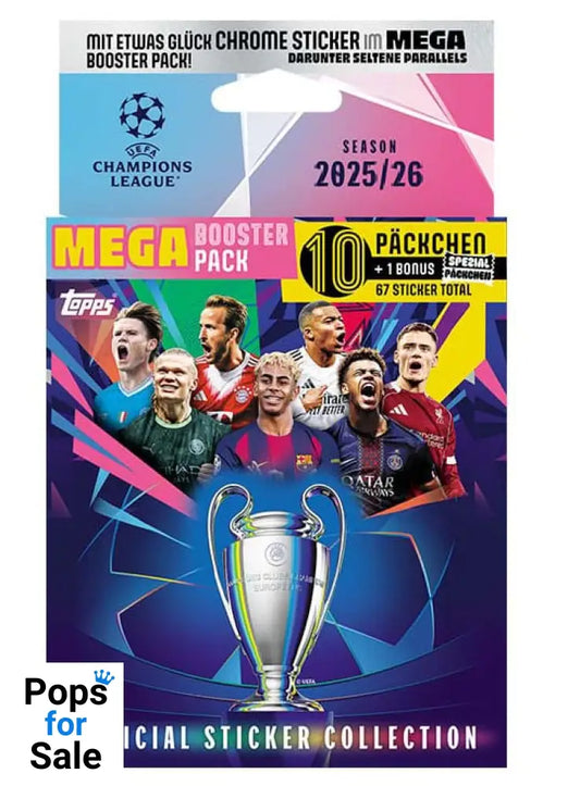 UEFA Champions League 2025/26 Sticker Collection Mega Eco Pack