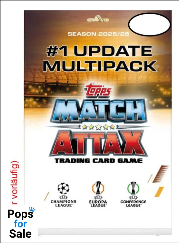 UEFA Champions League Match Attax Trading Cards 2025/26 Mega Multipack Update Scream Team *German Version*
