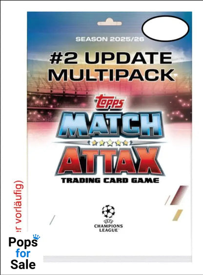 UEFA Champions League Match Attax Trading Cards 2025/26 Mega Multipack Update Star Ballers *German Version* Trading