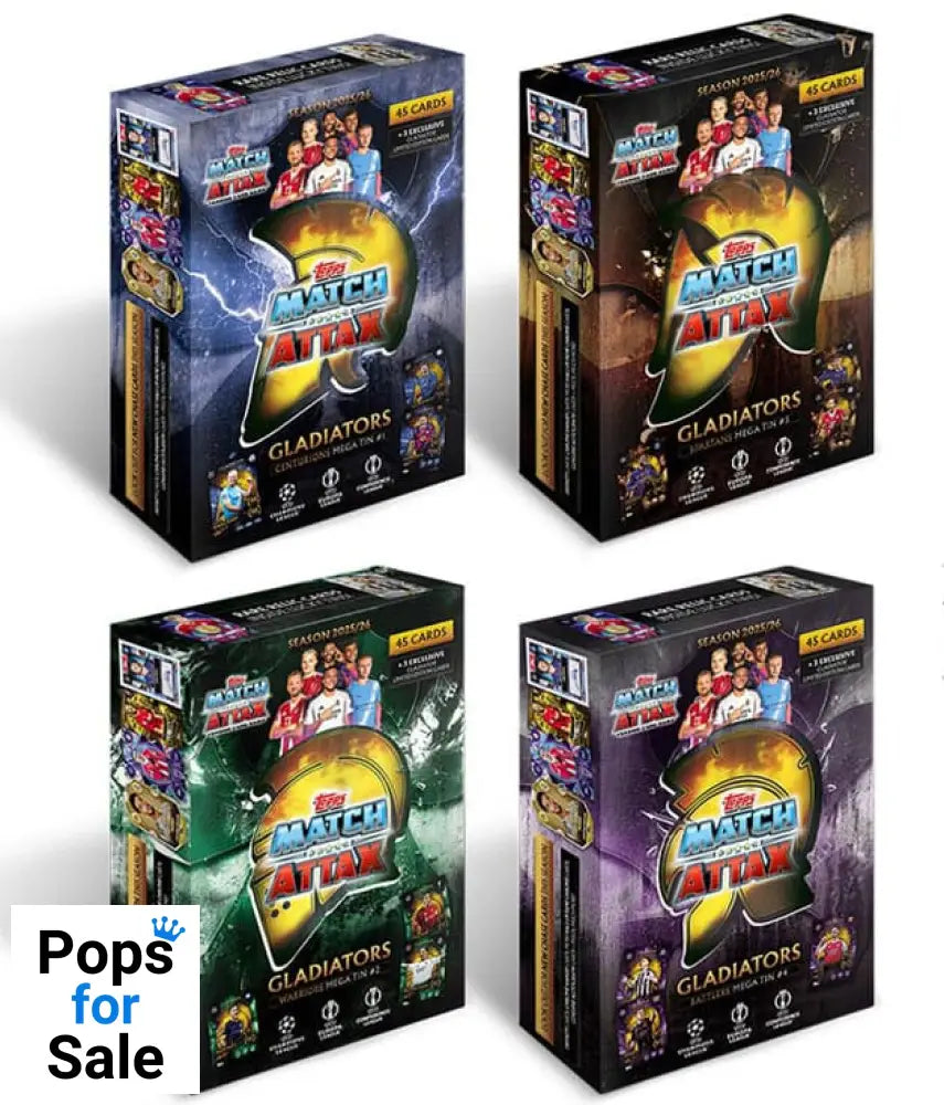 UEFA Champions League Match Attax Trading Cards 2025/26 Mega Tin *German Version* Trading cards