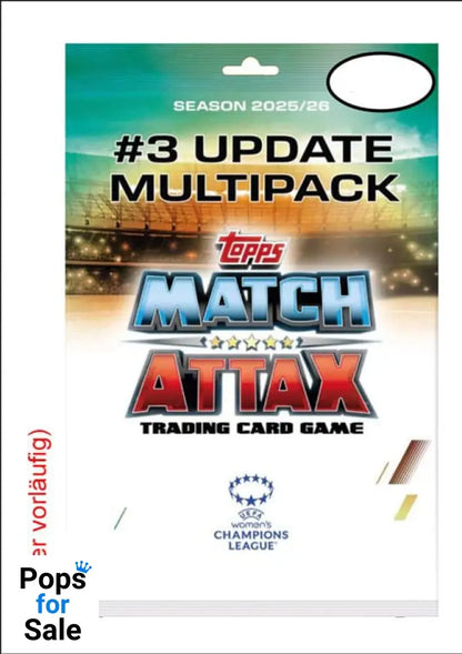 UEFA Women's Champions League Match Attax Trading Cards 2025/26 Mega Multipack Update Queens of Europe *German Version*