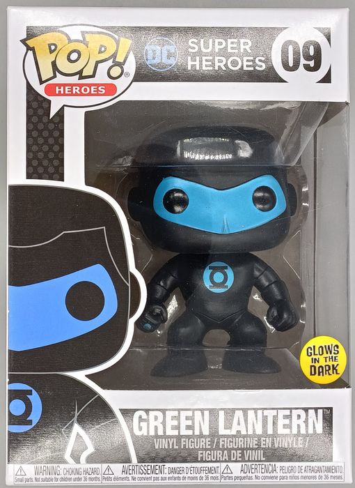 #09 Green Lantern (Silhouette) - Glow - DC Super Heroes Funko POP