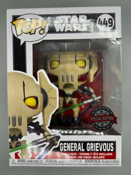 449 General Grievous (w/ Four Lightsabers) Star Wars Funko POP - Box Damaged