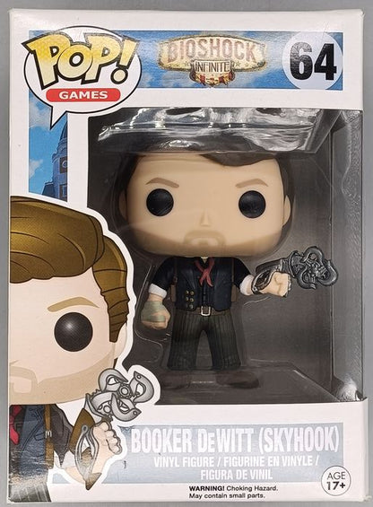 #64 Booker DeWitt (Skyhook) - BioShock Infinite Box Damaged Funko POP