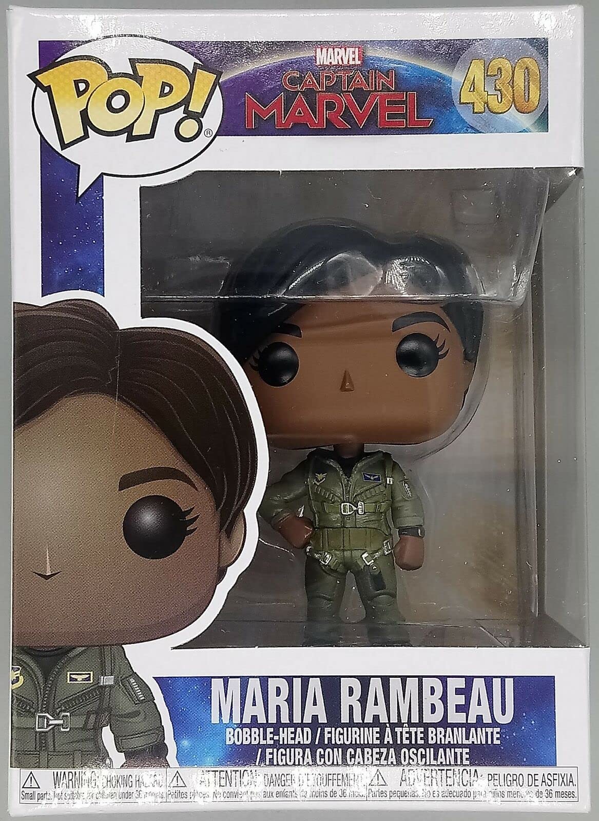 430 Maria Rambeau - Marvel - Captain Marvel - Funko POP - Box Damaged
