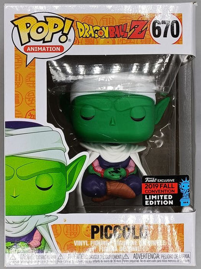 #670 Piccolo (Lotus) Dragon Ball Z - 2019 Con - Box Damaged Funko POP