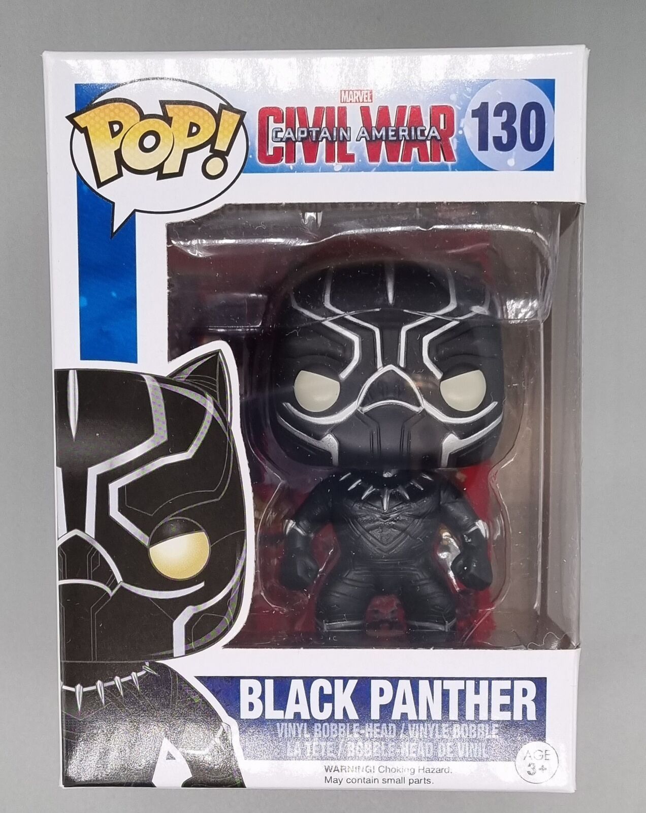 #130 Black Panther - Marvel Captain America Civil War Funko POP