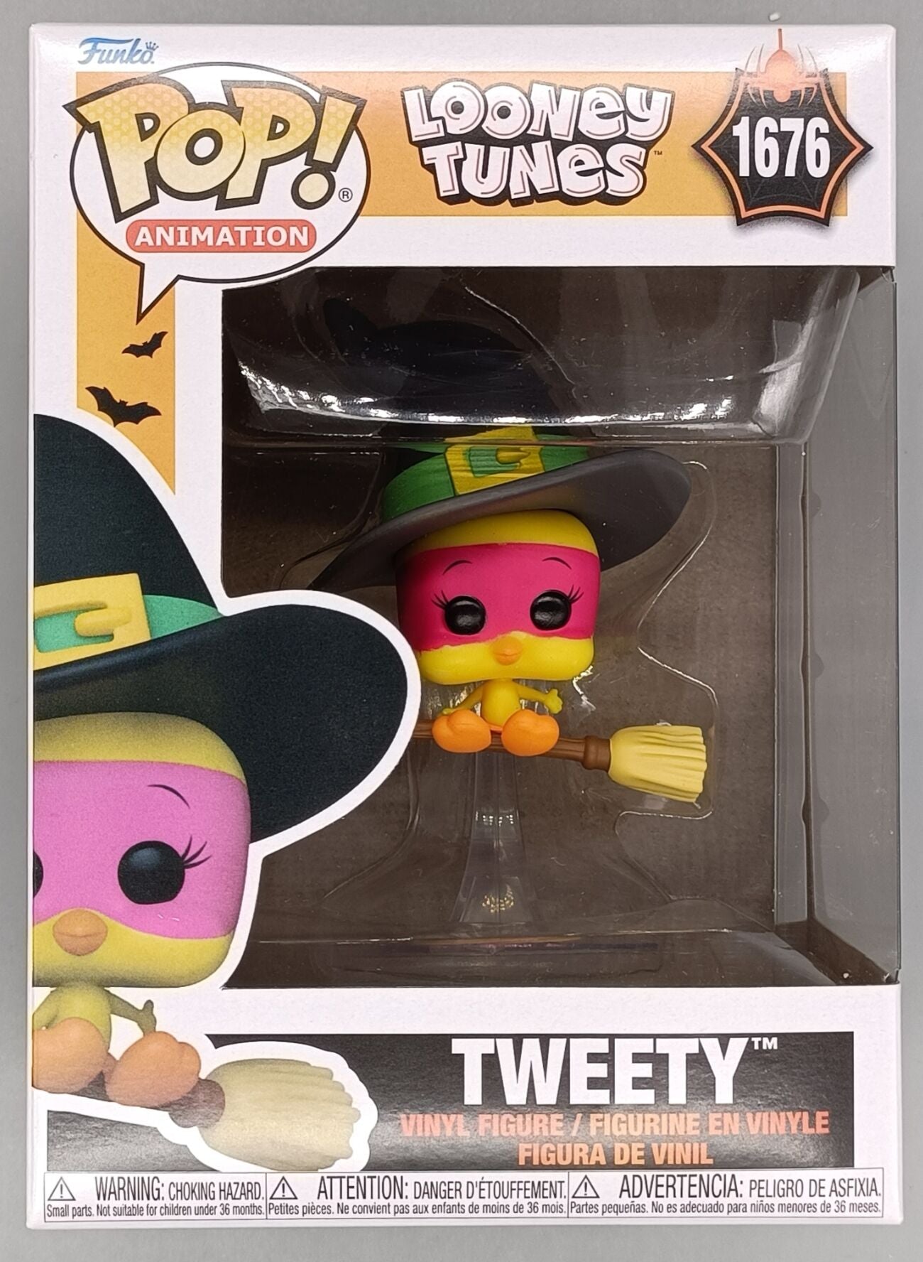1676 Tweety (Witch) - Looney Tunes - Halloween - Funko POP - Box Damaged