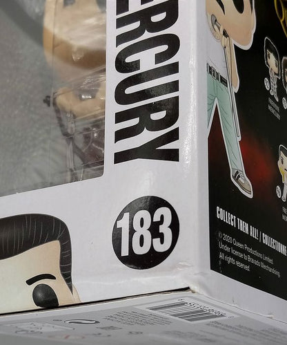 183 Freddie Mercury (Live Aid 1985) - Queen - Box Damaged Funko POP