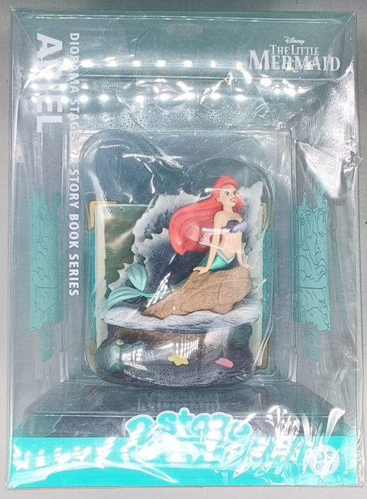 Disney Diorama Stage-079-Story Book Series-Ariel The Little Mermaid - New Box Damaged