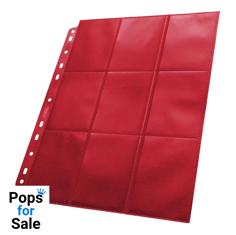 Ultimate Guard 18-Pocket Pages Side-Loading (50) - Red