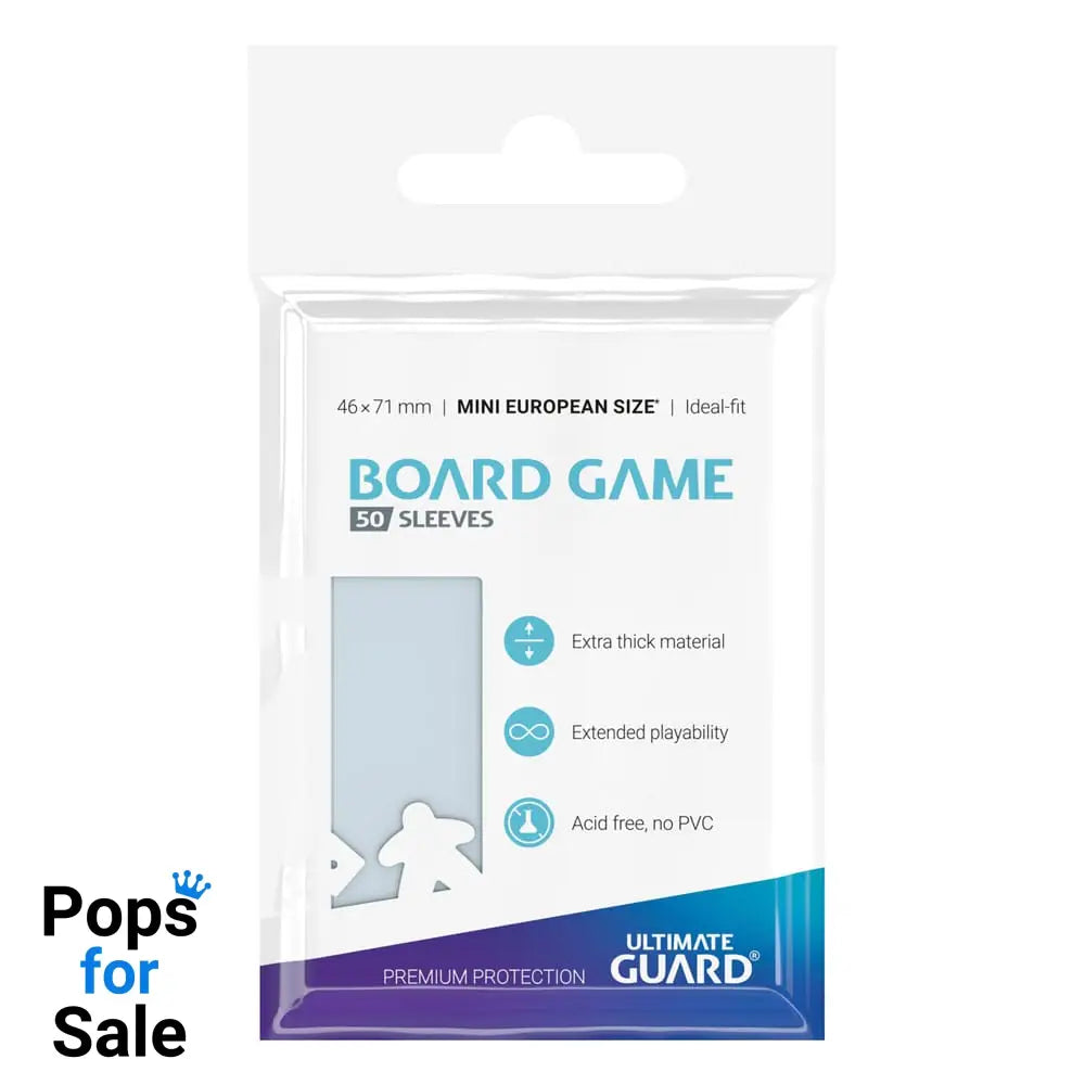 Ultimate Guard Board Game Sleeves (50) - Mini European