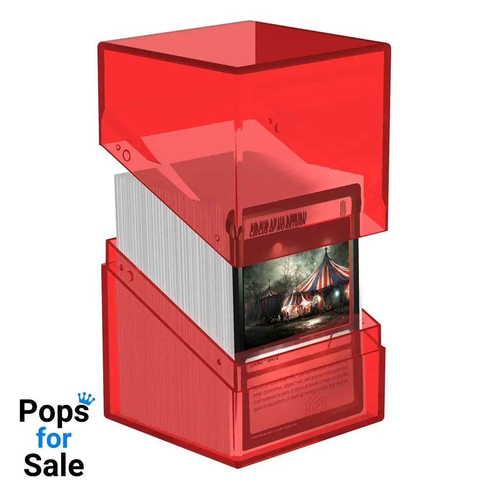 Ultimate Guard Boulder 100+ Clear - Ruby