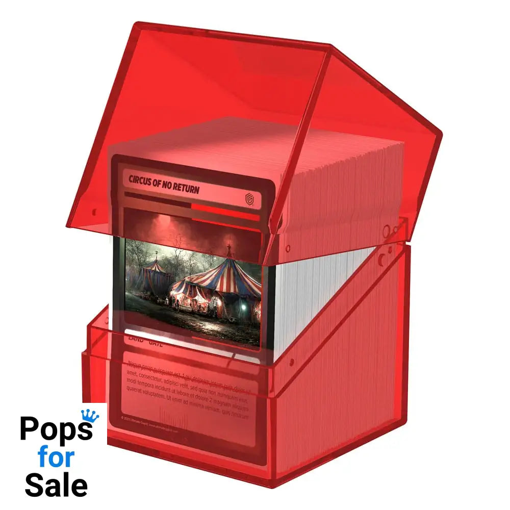 Ultimate Guard Boulder 100+ Clear - Ruby Card Boxes